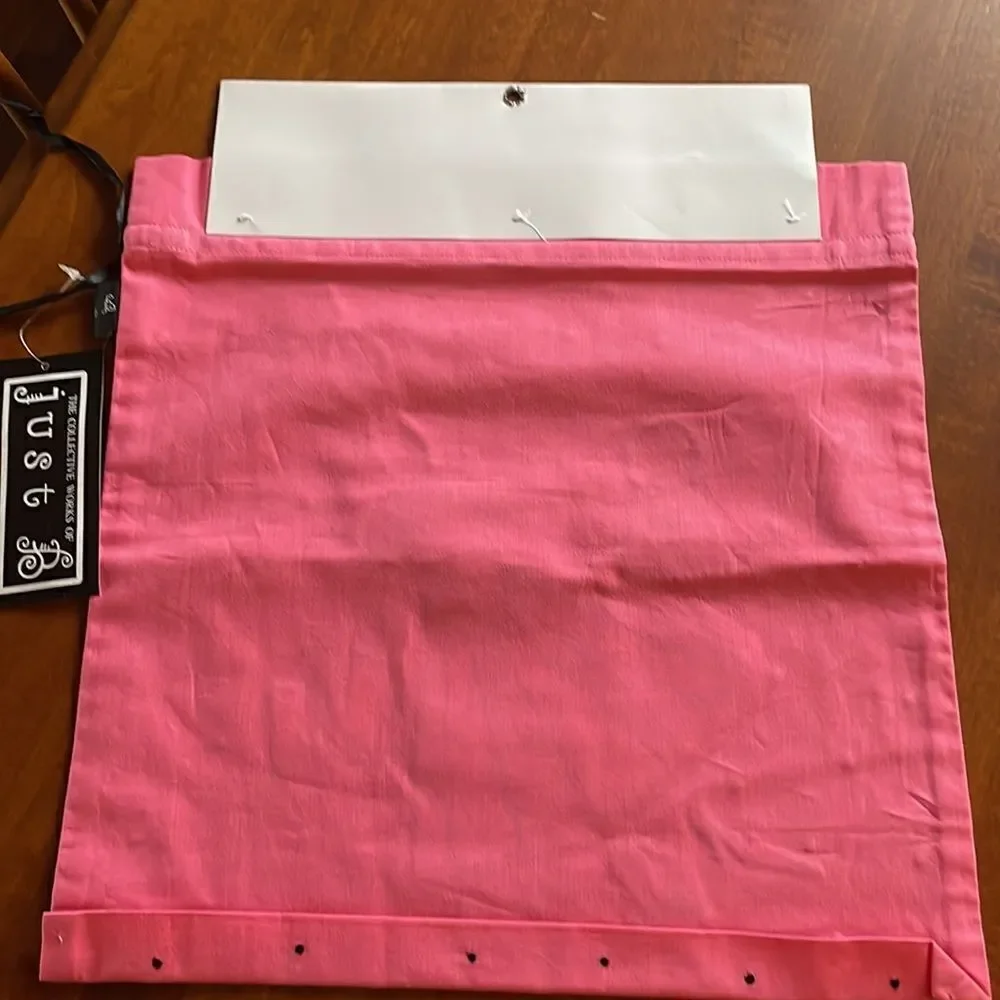 NEW. Just B Embroidered Lingerie Bag